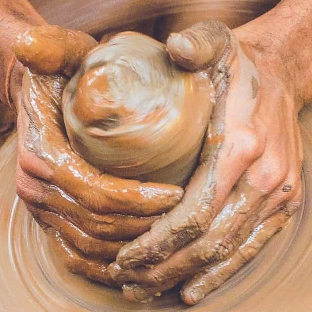 Pre-Launch Blazetrue business consulting services for entrepreneurs. potter on wheel.